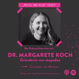 Titelbild der Podcastfolge mit Margarete Koch