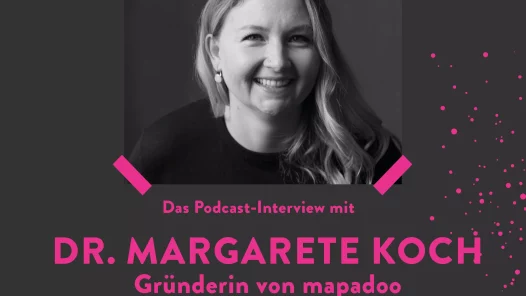 Titelbild der Podcastfolge mit Margarete Koch